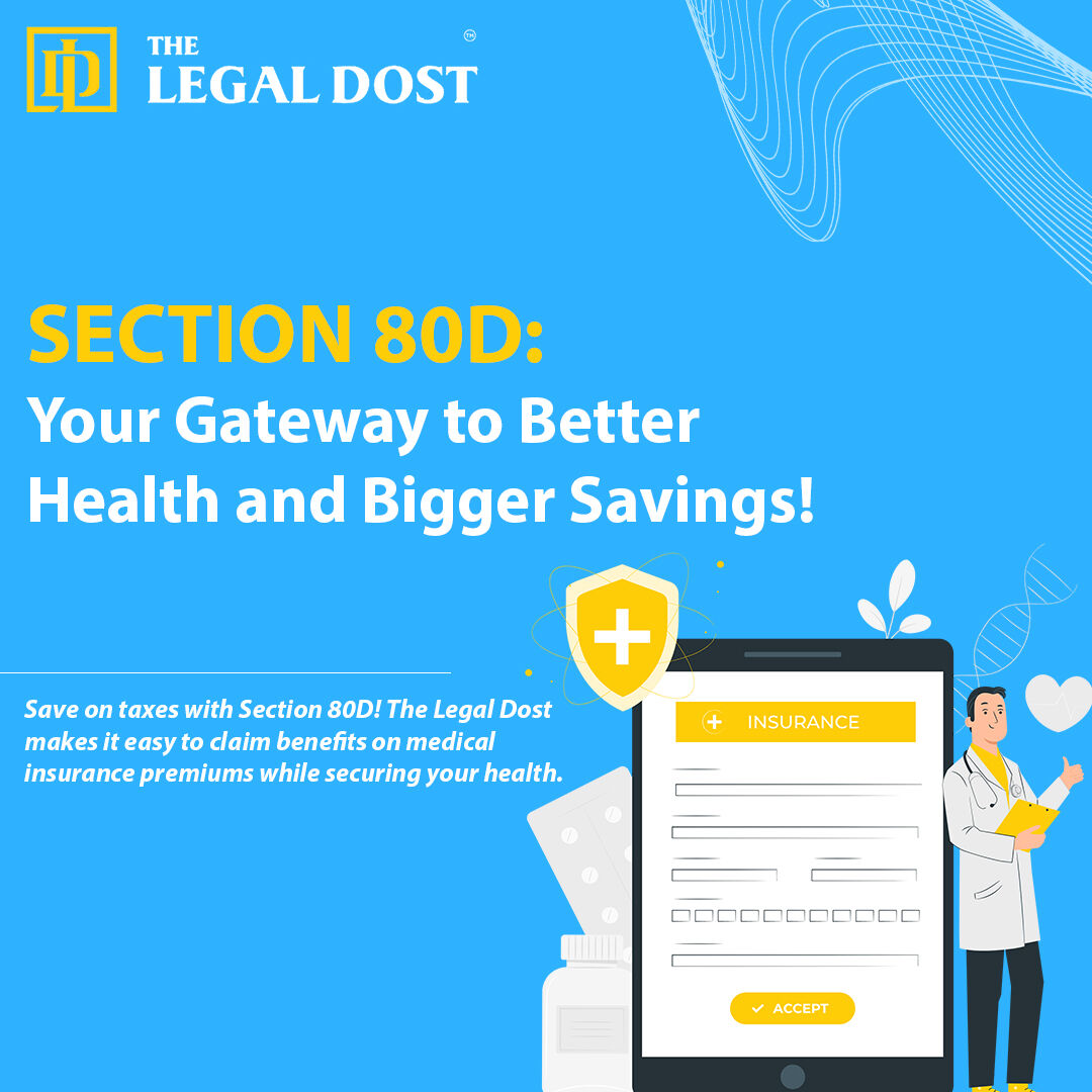 thelegaldost's tweet image. Your gateway to better health and bigger savings! 💰 Save on taxes with Section 80D and claim benefits on medical insurance premiums. The Legal Dost makes it easy!

👉 Claim Now: thelegaldost.com/consultation/

#Section80D #TaxSavings #MedicalInsurance #TheLegalDost