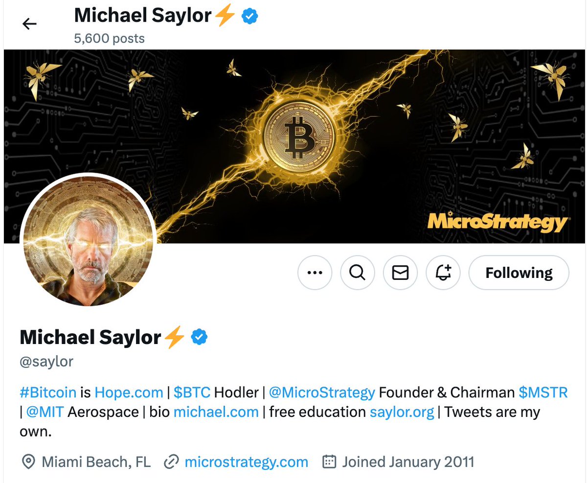 🧐 Who is Michael Saylor? @saylor, the co-founder of MicroStrategy as an  American public company, was once a @Bitcoin skeptic, considering investing  in #Bitcoin a gamble. However, global inflation shifted his perspective.