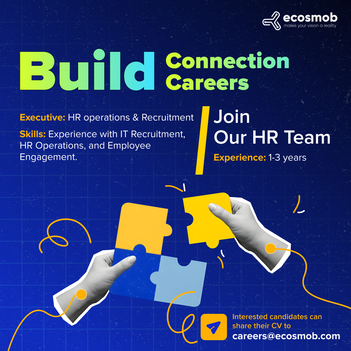 Ecosmob Technologies (@ecosmob) on Twitter photo The human element is at the heart of everything we do. Join our HR team and make a real impact. Apply today-ecosmob.keka.com/careers/
or send us your resume- careers@ecosmob.com
Experience - 1-3 Years
Location - Ahmedabad
#HiringHRJobs #Hrjobs #HiringHRExecutive
#Urgenthiring The human element is at the heart of everything we do. Join our HR team and make a real impact. Apply today-ecosmob.keka.com/careers/
or send us your resume- careers@ecosmob.com
Experience - 1-3 Years
Location - Ahmedabad
#HiringHRJobs #Hrjobs #HiringHRExecutive
#Urgenthiring