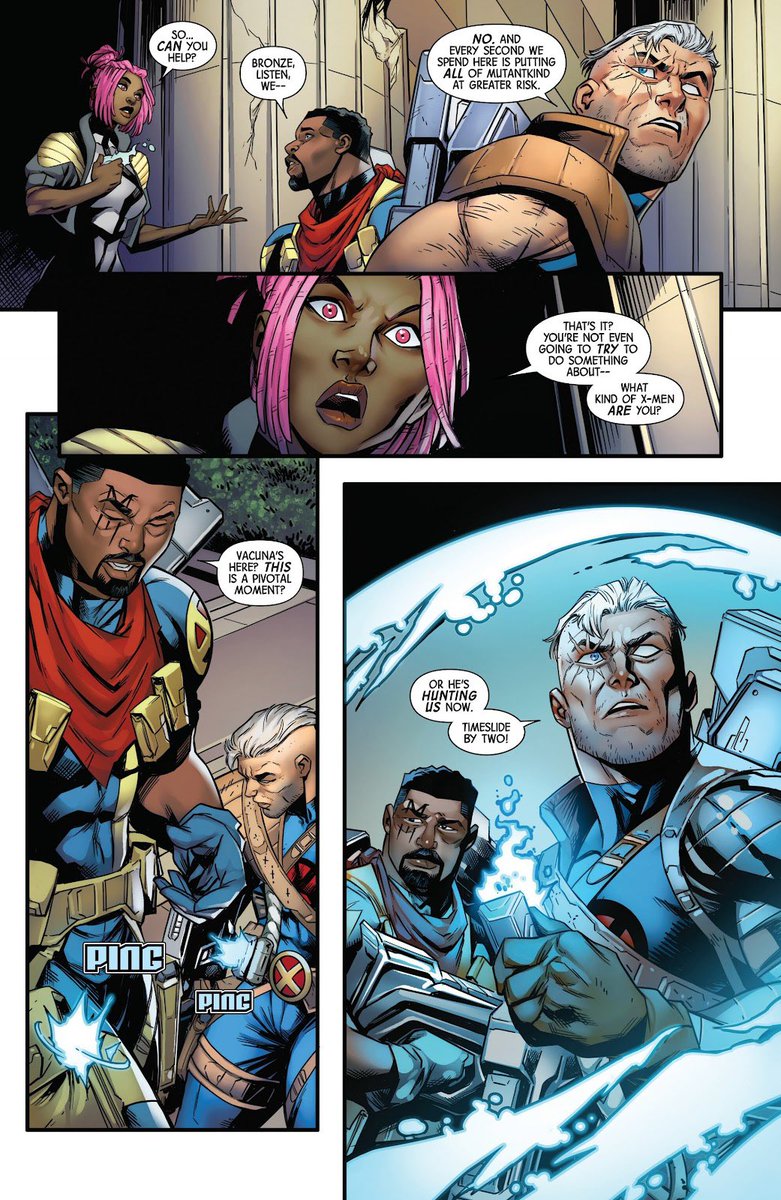 NewComga's tweet image. We are shown a Future Bronze in Timeslide and yet again, the future has never been safe

#TimeSlide #Xmen #Xspoilers