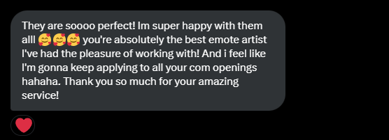 deny__gc01's tweet photo. Exposing client dms ૮₍ ˃ ⤙ ˂ ₎ა💢

There has been a lot of negativity in the art community lately. I just want to show appreciation for the people who have trusted/continue to trust me 🥺 I am not happy unless my commissioners are 110% happy. Some positivity on the tl ♡ https://t.co/11pQ7tKLki