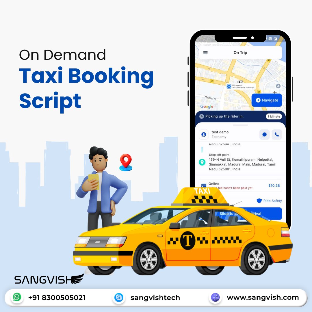 SangVishTech's tweet image. Ready to drive your business to success? Launch your own taxi booking platform with our feature-rich Taxi Booking Script! 🌟
Visit: sangvish.com/taxi-booking-s…
#TaxiBookingScript #RideHailingApp #Startup #Sangvish #Business