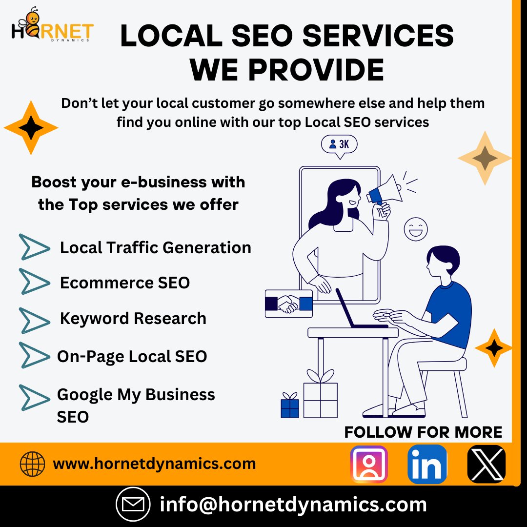 DynamicsHo93265's tweet image. Now, you can easily find the best Local SEO services company with us and gather a huge lead for your business from the local audience. 

#localseo #hornetdynamics #localseoservices #marketing #services #ecommerceservices #ecommerce #leadgeneration #localmarketing #seoservices