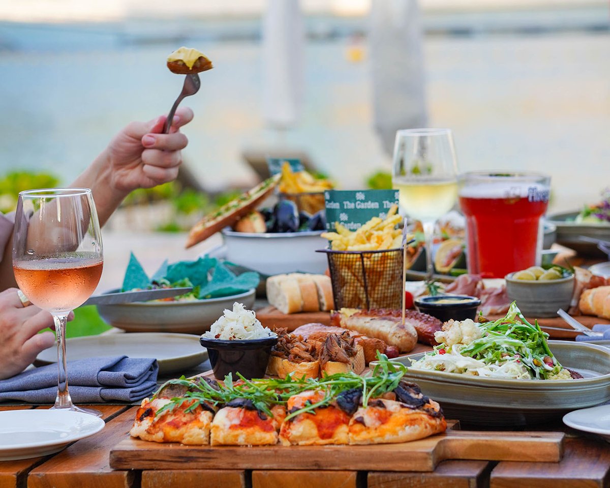 Good food, great drinks, and epic views, that’s what The Garden is all about. Perfect for a sundown break or a relaxed evening by the sea. 
**
For reservations, call 026979186. Link in bio.
#BeachRotana #TheGarden #TheGardenAbuDhabi #AlFrescoDining #RotanaAtTheTable #inAbuDhabi
