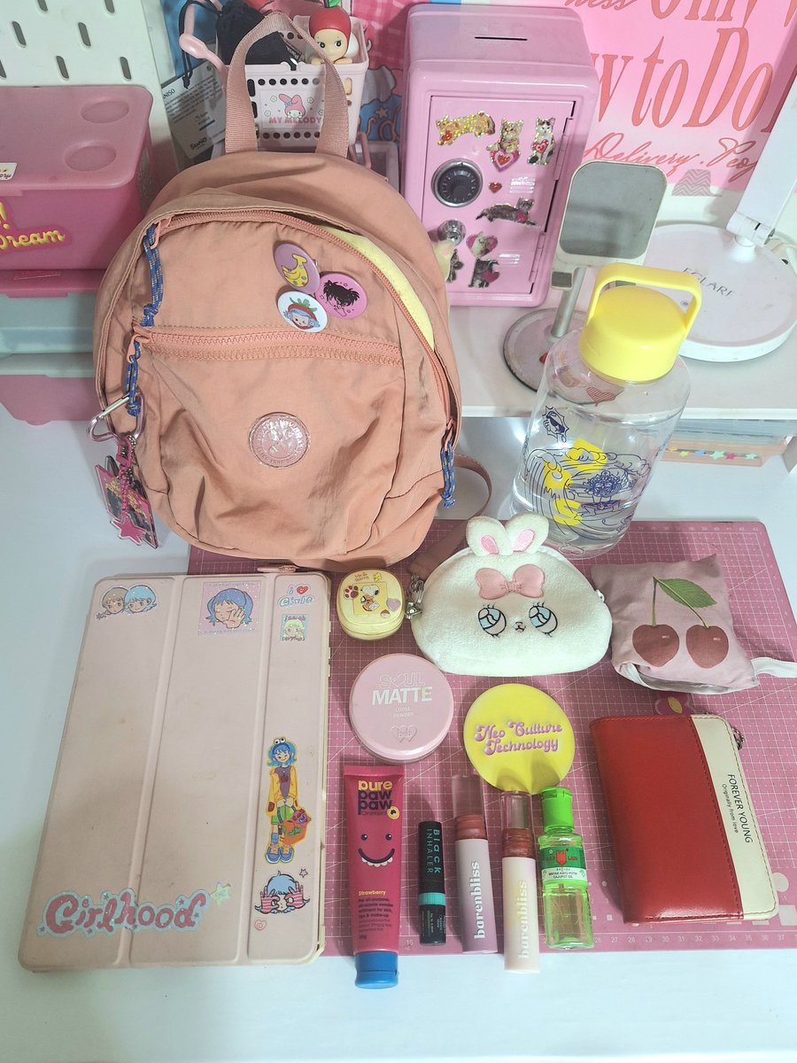 caveliey's tweet image. #whatsinmybag #girlessentials