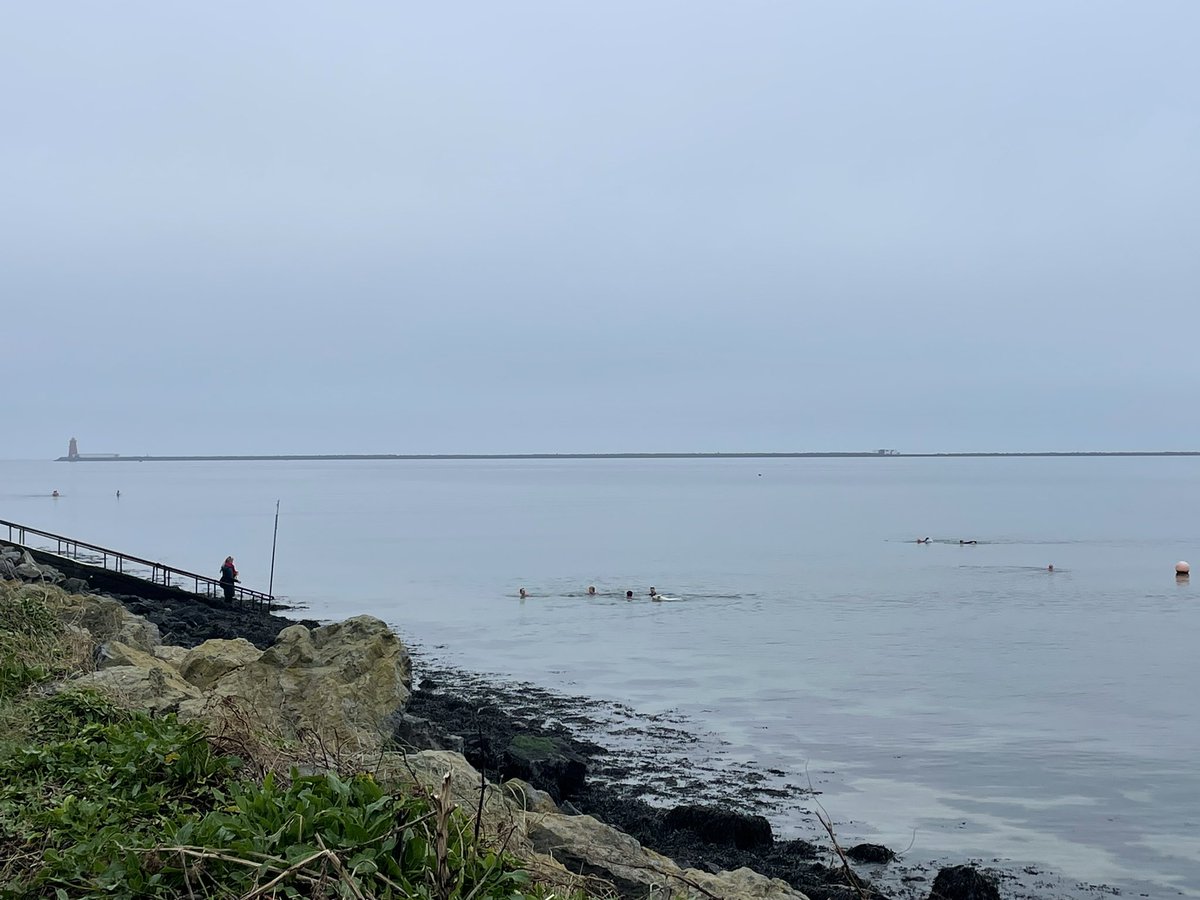 TeenaGates's tweet photo. #Dip8 in the bag. 4 more to go by the end of the month - for @Irishheart_ie with Mark Cleary. Beautiful at Clontarf’s wooden bridge this morning…. flat calm. Got a proper swim in to the buoy and back. https://t.co/HvHEif0HrV