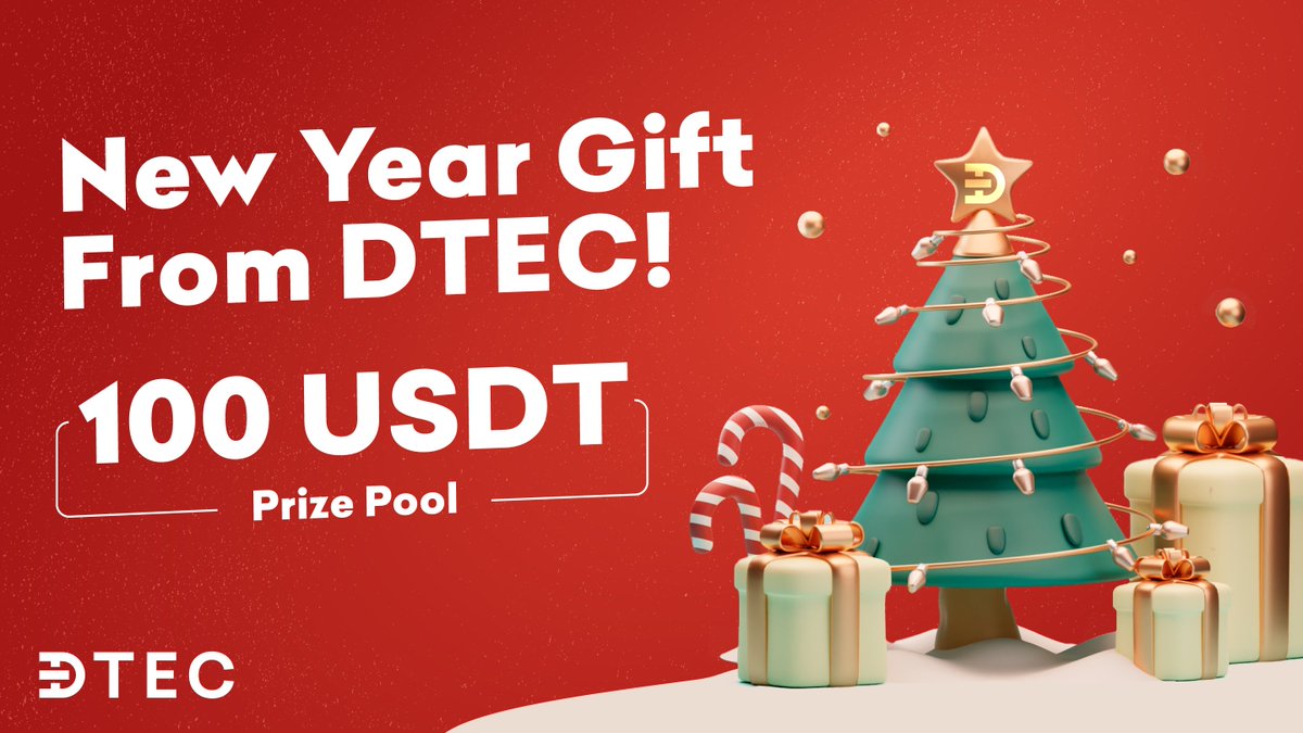 Dtec_AINetwork's tweet photo. ✨Your New Year gift from Dtec!

By commenting below this post about your;

🟢Dtec related New Year's wish,
🔴New Year's wish for yourself,

10 lucky followers will get their share of the 100 USDT prize pool!

Participation requirements;
✅Follow Dtec
✅Like this post
✅RT this post