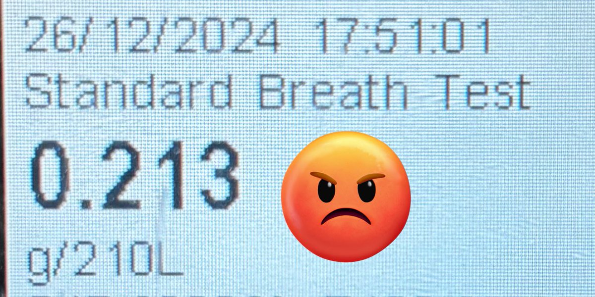 <a href="/DerbyPol/">Derby Police</a> stopped a 61-year-old male driver on Great Northern Hwy in Willare this afternoon. Two unrestrained children in the vehicle and provided a roadside breath test of 0.213. The driver refused to provide an evidentiary breath test at the station &amp; was charged by Police #FB