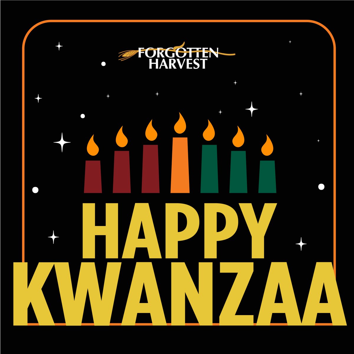 Happy Kwanzaa! May all who celebrate find peace, joy, and support in community for Kwanzaa’s seven days and beyond. 
💚❤️💛🖤