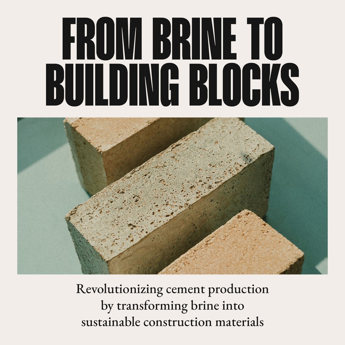 Transforming brine into a solution.

In the UAE, researchers are tackling two environmental challenges with one innovation, by repurposing brine—a byproduct of seawater desalination—into magnesium-based cement. Dr. Kemal Celik and his team at <a href="/NYUAbuDhabi/">NYU Abu Dhabi</a> aim to cut concrete’s