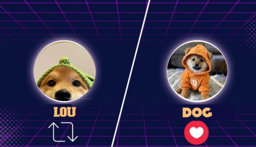 Which project is best?  

1. DOG: like          ❤️
2. Lou : retweet  🔁

If you have any comments you can reply