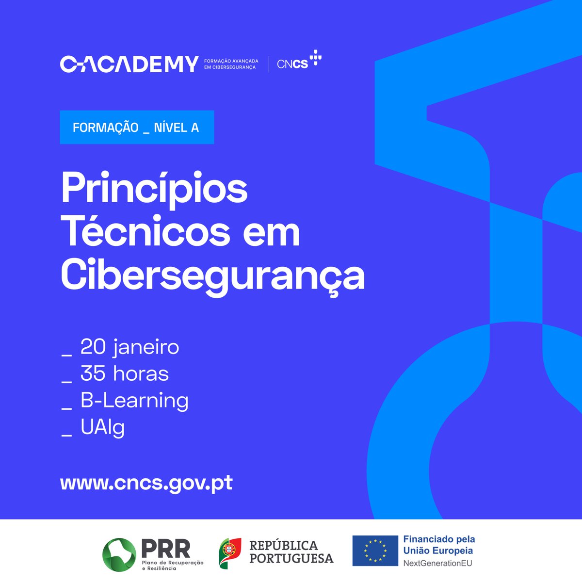 🚀 🌐 Com a C-Academy, esteja à frente das ameaças! As nossas formações em Cibersegurança são o próximo passo. 🛡️

🔒 Comece o novo ano a apostar na Cibersegurança!

Inscreva-se já!
🔗 Garanta a sua vaga: c-academy.pt/CNCS/web/Proxi…

#construirofuturo #PRR #CAcademy #CNCS