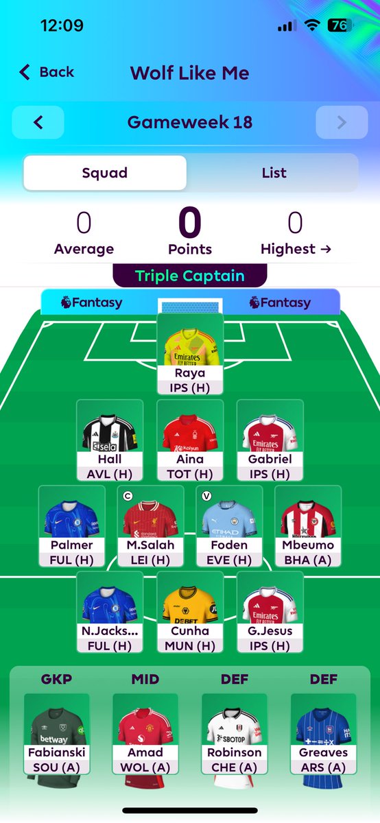 What you think <a href="/WillTooley/">will</a>. #fpl
