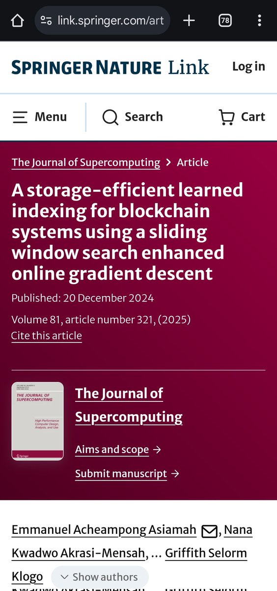 generaleasiamah's tweet photo. Pulblished in IEEE and Springer Nature

I want to thank my esteemed supervisors Dr. @ETTchao Dr. @agbemenu, Dr. @klogoselorm and  Dr. Keelson.

Thanks to all my friends and colleagues at @dipperlabknust 

Apparently this is a huge achievement 😂 https://t.co/KKN1DK7tkM