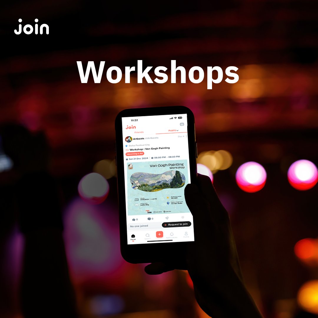 JoinAppINC's tweet image. Explore activities you love with join app:
✨Local meetups
🎶Concerts
🧘🏻‍♀️Fitness classes
Your next adventure is just a tap away. Download now!

#joinapp #FindYourFun