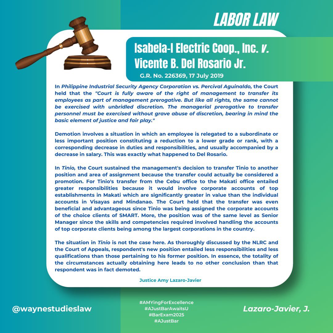 J. Lazaro-Javier Cases 
LABOR LAW 
1/n

#AMYingForExcellence 
#AJustBarAwaitsU 
#BarExam2025
#AJustBar