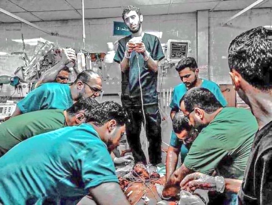 This is NOT a movie 

They are trying to save lives in Gaza 💔