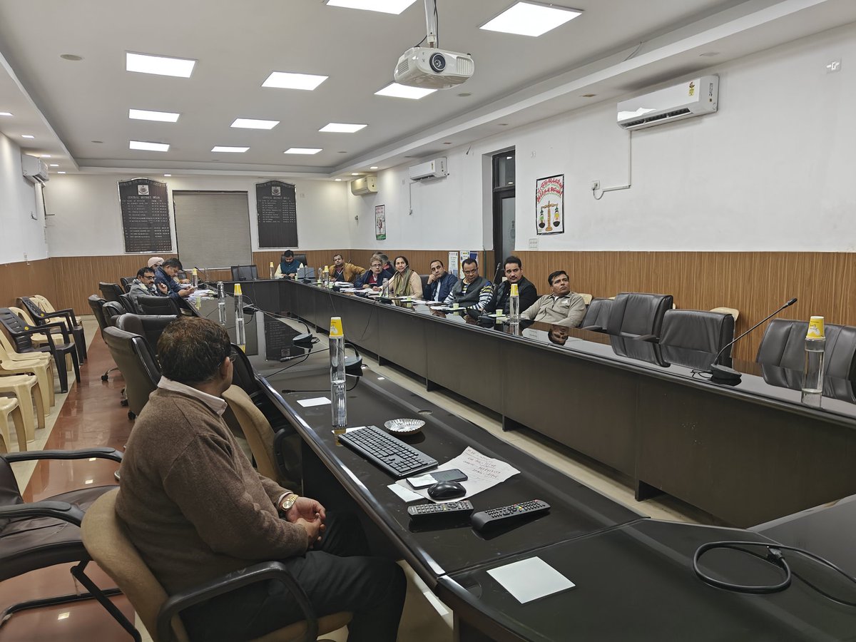 DMCentralDelhi's tweet image. Delhi Assembly Election 2025 prep is underway! @CeodelhiOffice chairs review meeting to assess progress on Special Summary Revision 2025 &amp;amp; poll preparedness via video conferencing. Ensuring free, fair &amp;amp; peaceful elections! 

#DelhiElections2025 #PollPreparedness