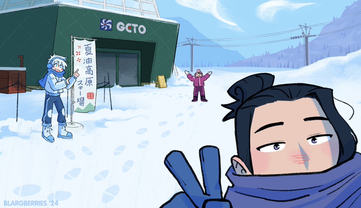 blargberriess's tweet photo. geto resort ski trip ⛷️❄️ https://t.co/0qrQReLlLc