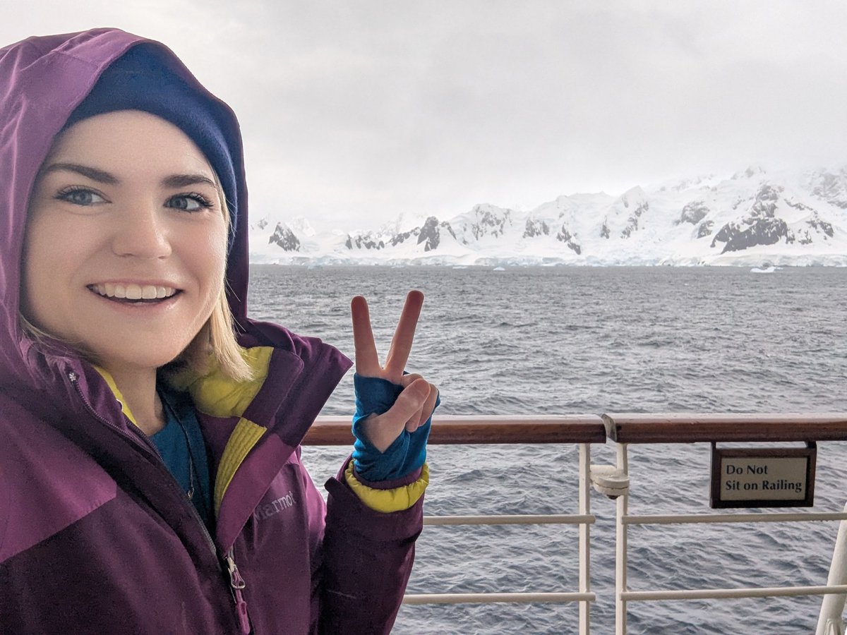our very bundled-up heroine
