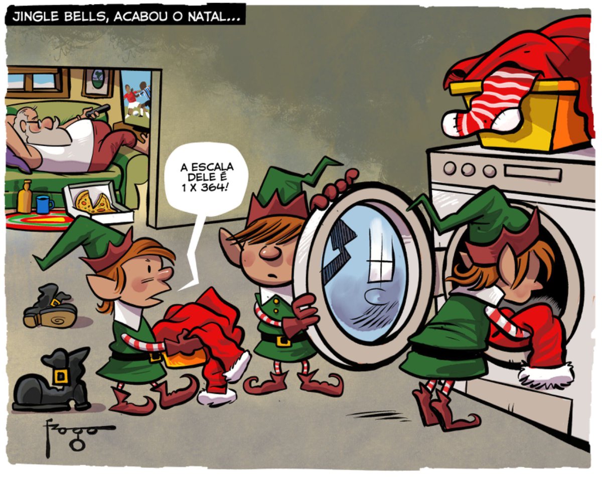 Charge publicada em GZH e Zero Hora.
#charge #desenhodeimprensa #fragadesenhos #ilustracao #desenho #escaladetrabalho #empregados #escala6x1não #trabalho #elfos #noel #trabalhadores