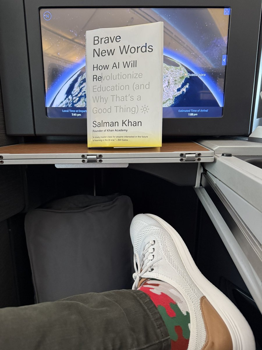 I’m about a 1/4 way through. He makes great points and a solid case for a common sense approach to A.I. in schools. However, it is also a very clear and not subtle pitch for his product. 

What are you reading?