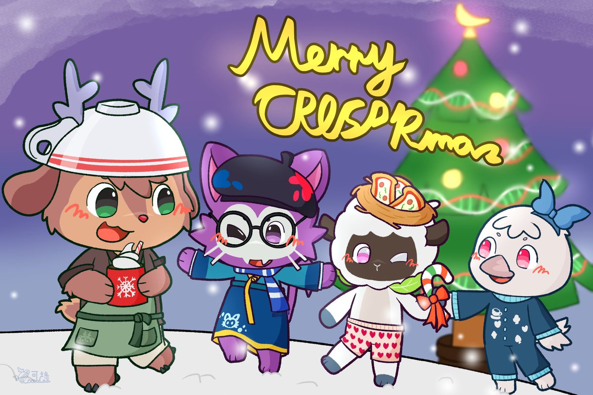 Merry CRISPRmas!
☆*: .｡. o(≧▽≦)o .｡.:*☆
#superanimalroyale #Christmas