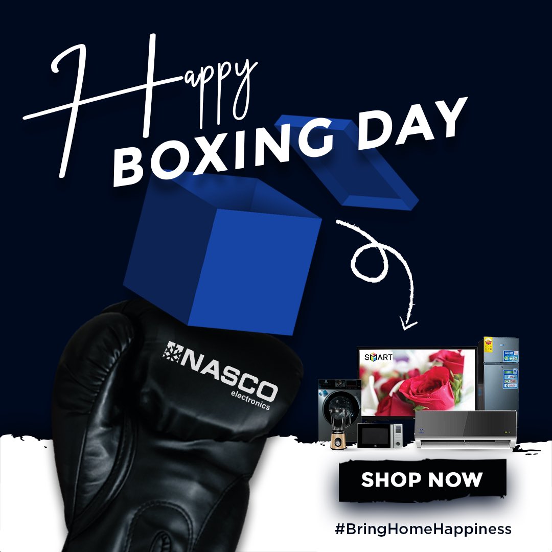 Happy Boxing Day from Nasco! 

May today be a day to relax, recharge, and enjoy the company of loved ones. #Nasco
 #BoxingDay
