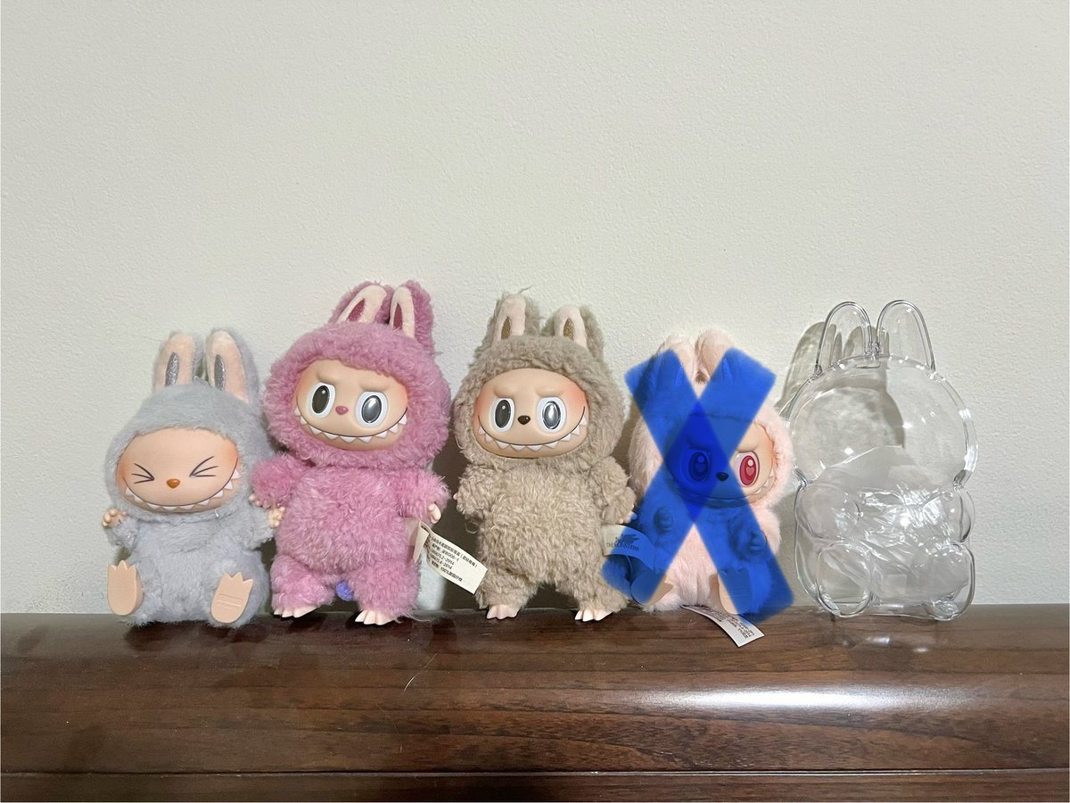 WTS LABUBU CLEARANCE SALE
all inc bnf, exc adm 🍊dom bandung

V1 Macaron
Lychee berry : 200k
Toffee : 230k

V2 Have a seat
Hehe : 230k

Case acrylic has : 50k (new, ada pouch+ballchain)