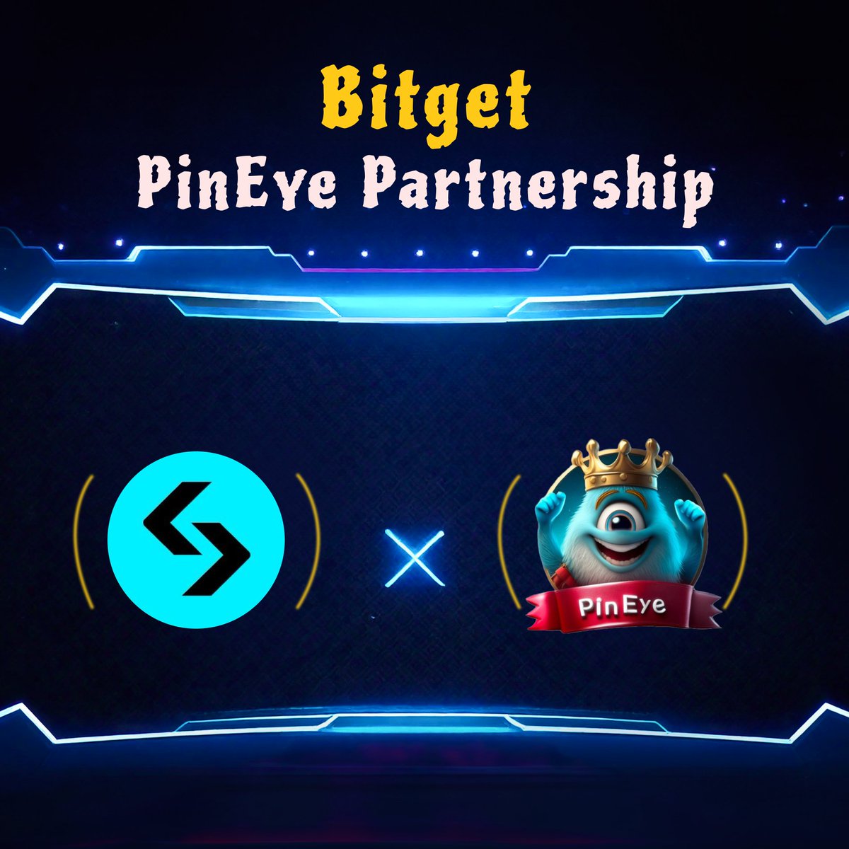 We're excited to announce our collab with @Bitgetglobal to boost your #P2E experience!

Earn PinEye coins with simple tasks: 
✅ Follow <a href="/bitgetglobal/">Bitget</a> for 100,000 coins
✅ RT for another 100,000 coins

👁️ Go to the PinEye bot ➡️ Earn ➡️ Partners: t.me/PinEye_Bot