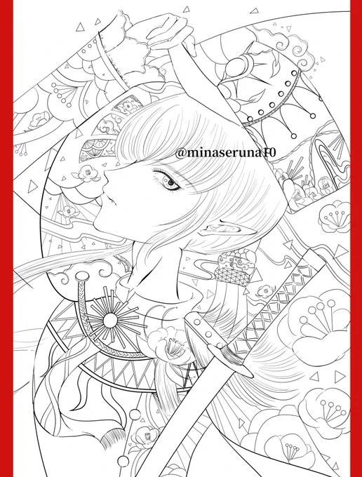 🥀〜✿⁠ ⁠❦

模様を描いてる✍️☺️✨

#wipart  #wip 