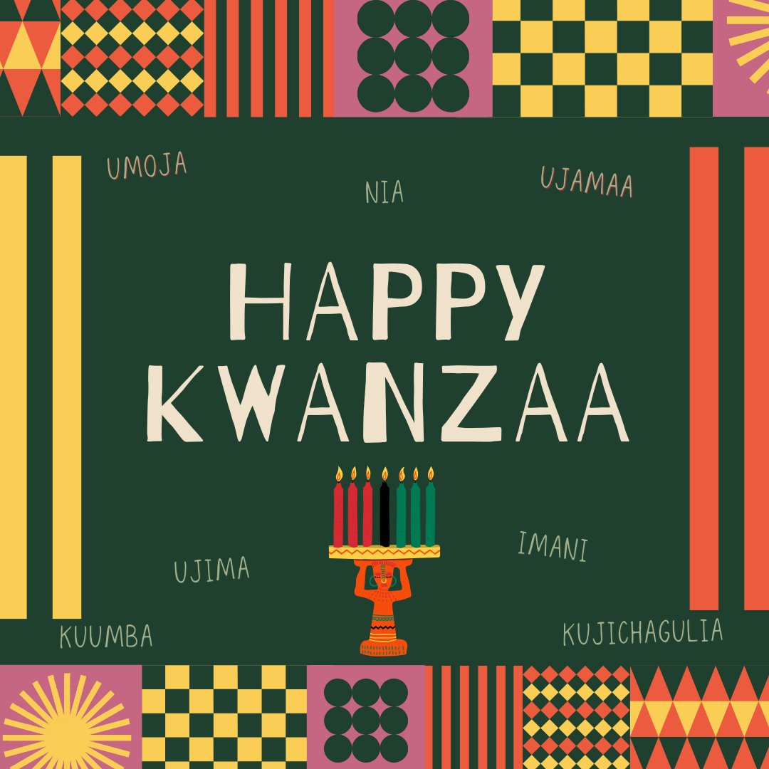 Sending our warmest wishes this Kwanzaa!