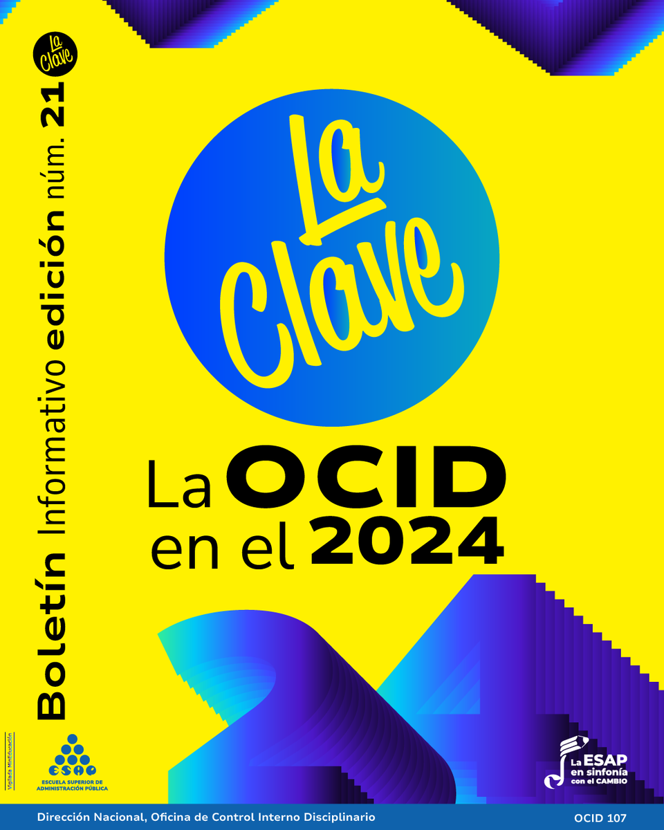 ESAPOficial's tweet photo. 🎬 ¡El wrapped 2024 de la OCID llega con la nueva edición de La Clave! 📰
🌍 Sostenibilidad, 🤝 alianzas clave y 🏆 metas cumplidas.
🔗 Disponible ahora: https://t.co/IiGJUIXXht https://t.co/NiDFsU61Ya