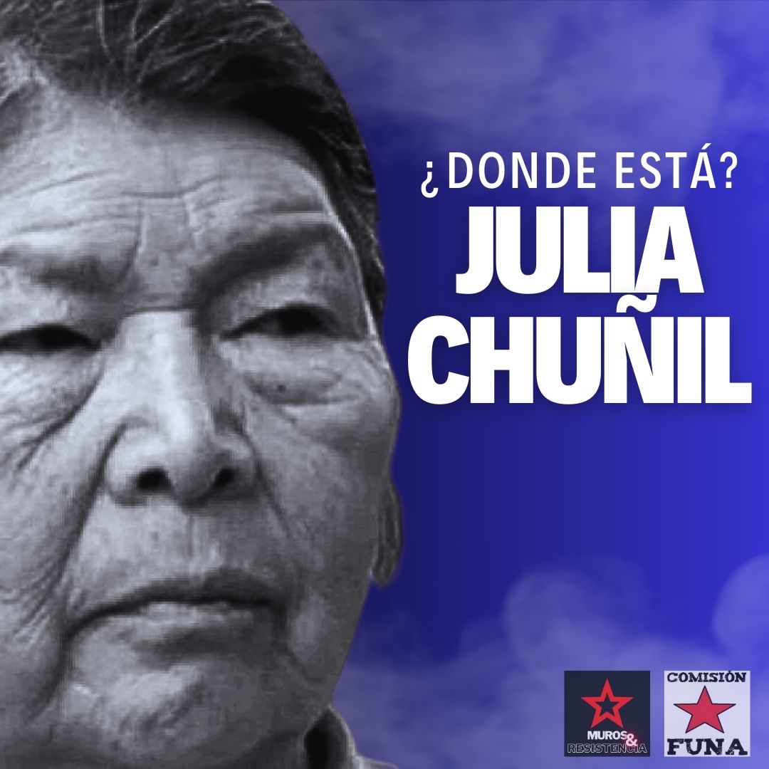 Murosyresisten's tweet image. A 48 días de su desaparición 
¿DÓNDE ESTÁ JULIA CHUÑIL?

#AlertaRoja #Wallmapu #JuliaChuñil