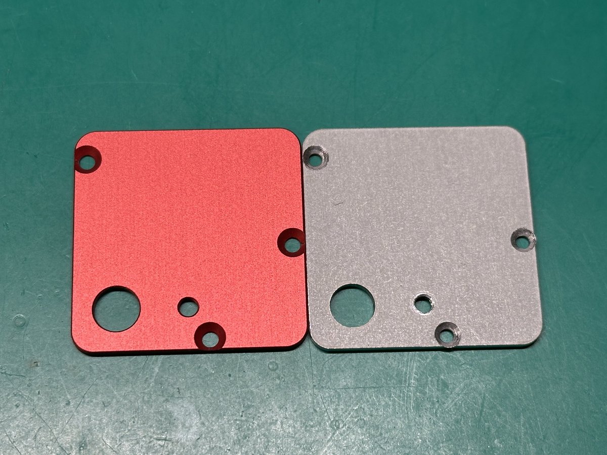 JLCCNC でA6061の1.6mmの板を