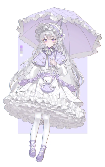 白ロリィタ#創作 