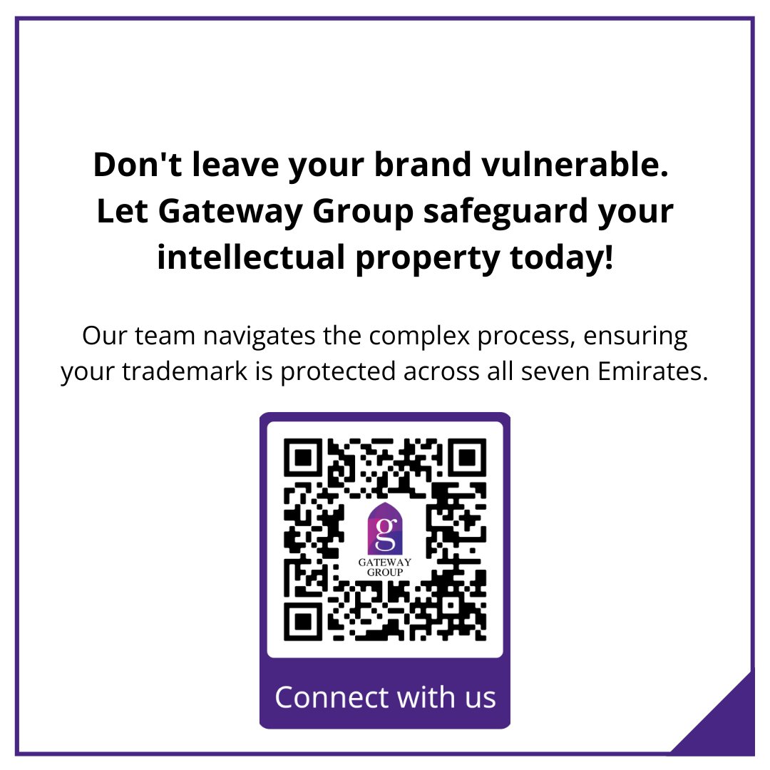Protect your brand with confidence! 🛡️✨ At Gateway Group, we specialize in trademark registration assistance, guiding you through every step of the process.

Let us help you navigate the complexities. Contact us today to get started! 📞💼