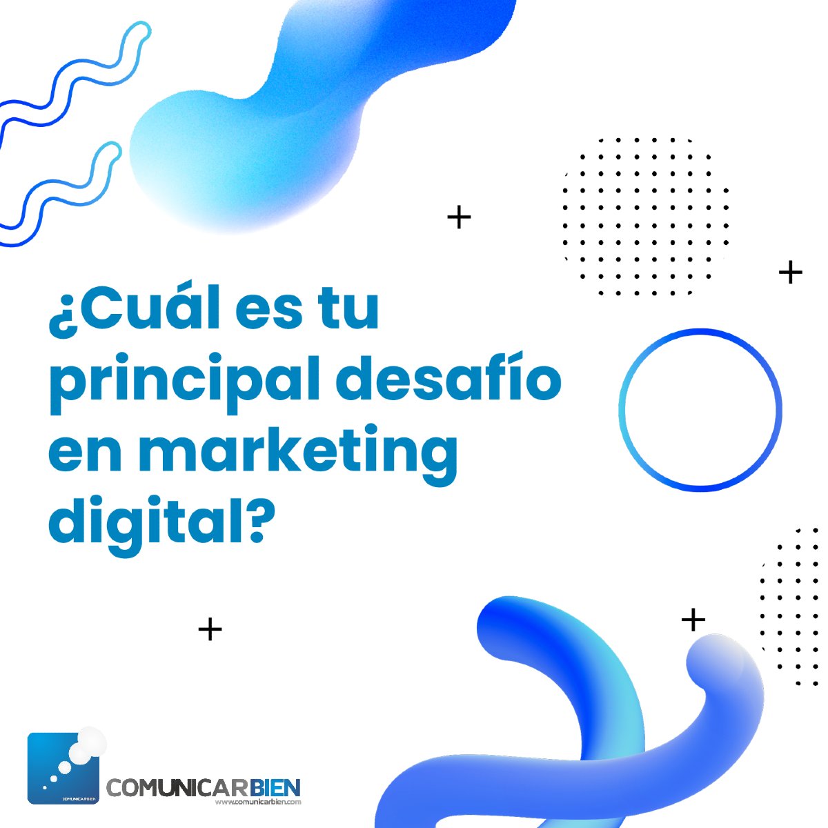 comunicarbien's tweet photo. ¿Cuál es tu principal desafío en marketing digital? Queremos conocer tus desafíos en marketing digital. ¿Es la segmentación de clientes, la automatización de procesos o la personalización de campañas? Participa en nuestra encuesta y cuéntanos.
#Encuesta #MarketingDigital #IA https://t.co/TjSonPEqKK