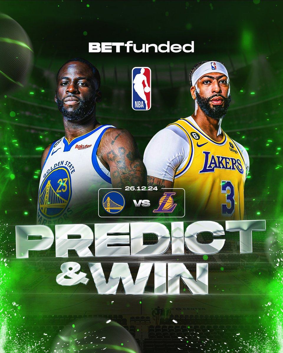 betfunded's tweet photo. Predict &amp; Win with BETfunded! 🏀
Congratulations to L.A Lakers 🚀
Golden State Warriors (113) - L.A Lakers (115)

🔥 Golden State Warriors vs L.A Lakers – Who’s taking the W on 26.12.24?
📲 Join the action today! 
https://t.co/ML4dCjbB5T

#Nba #PredictAndWin #Sportspicking #Wager https://t.co/VZvaZaSlS0