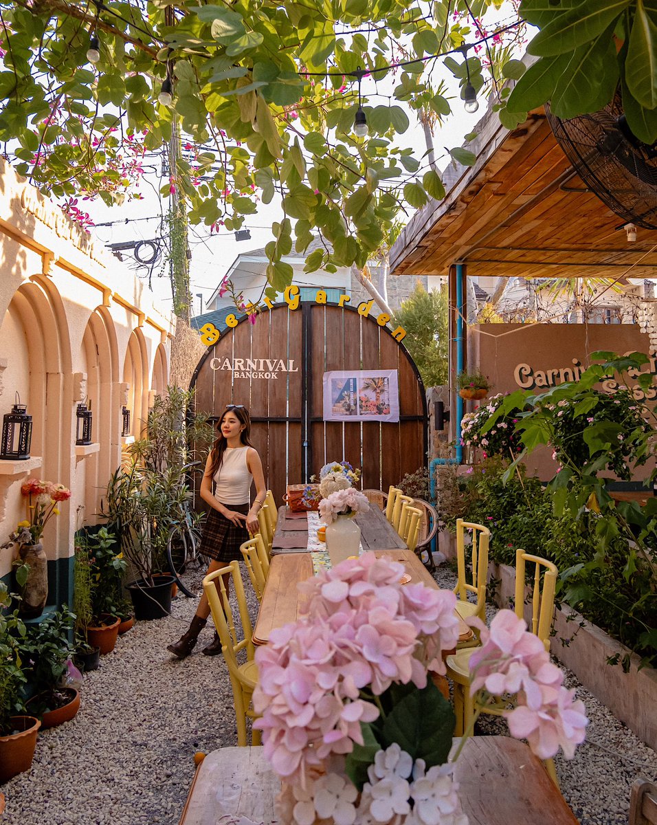gocafethailand's tweet photo. The Carnival  🍕🍝🌷⛅️
เปิดโซนใหม่ Garden Zone น่ารักมาก เข้ากับอากาศเย็นๆช่วงปลายปีสุดๆ ใครที่กำลังหาร้านนั่งชิล Vibes ดีๆ บรรยากาศ Festive แต่ไม่จ๋าจนเกินไป แนะนำที่นี่เลย อากาศช่วงนี้ดีมาก ไม่ร้อนเลย และที่ร้านยัง pet friendly โซน outdoor ด้วยนะ https://t.co/obZiaWnaVF