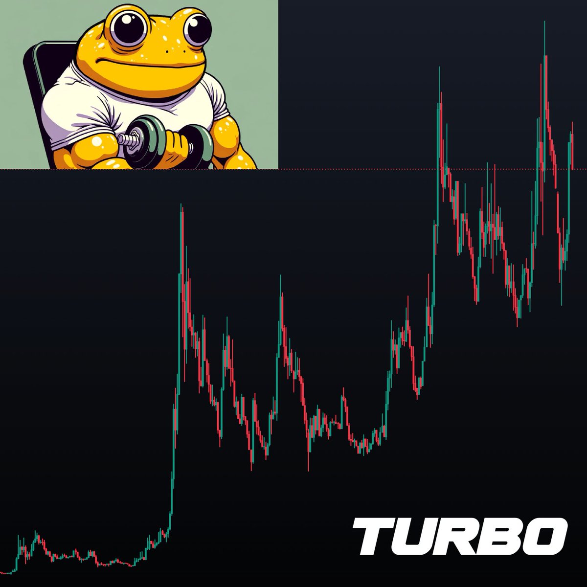 $TURBO HAS THE BEST CHART IN CRYPTO 📈

The TOAD is going MUCH HIGHER 🔥🏆

GET $TURBO 🐸