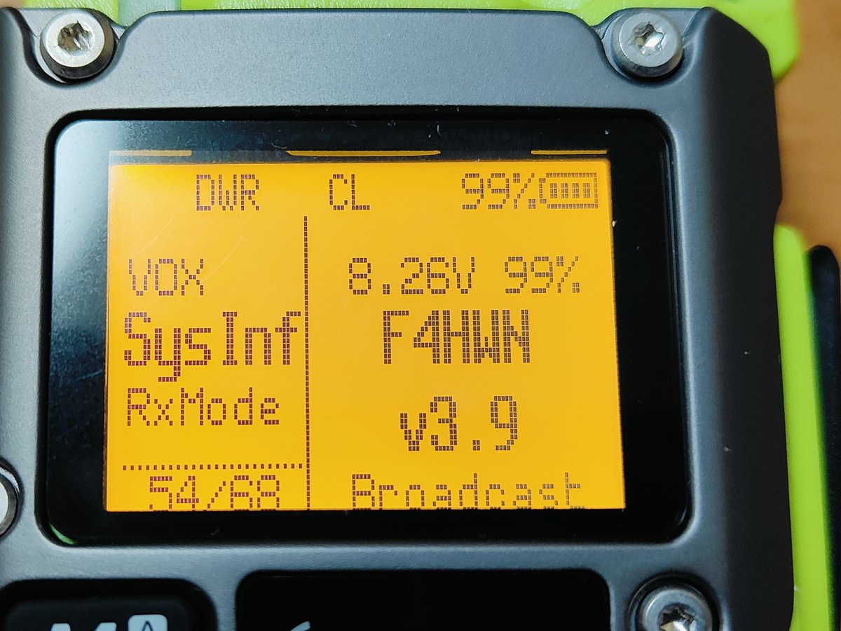 jg3air's tweet photo. #ラジオタイランド #9940kHz 2024.12.25
UV-K5(8)+100MHzアップコンバーターで受信
#BCL #F4HWN v3.9にバージョンアップ https://t.co/VeklKpeS4A