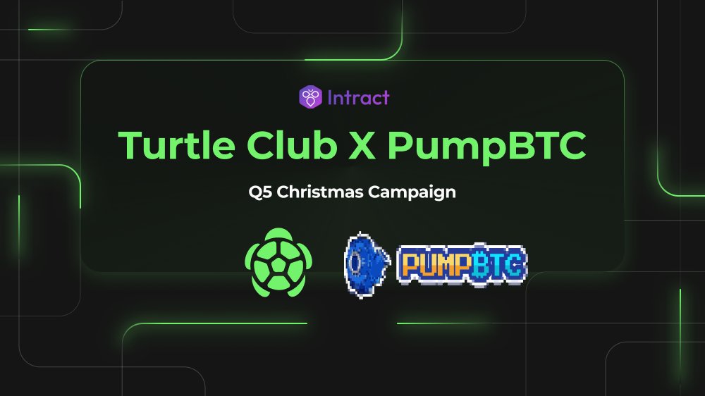 🎄 Day 9 PUMP comes w/ <a href="/Pumpbtcxyz/">PumpBTC</a> 

Today’s Rewards:
• 100 Guaranteed WL Spots for the Turtle x Bera Badge (Free Mint)
• $150 split among 10 participants
• PumpBTC Christmas Sweater NFTs

👉 Join here: quest.intract.io/quest/67600cd5…