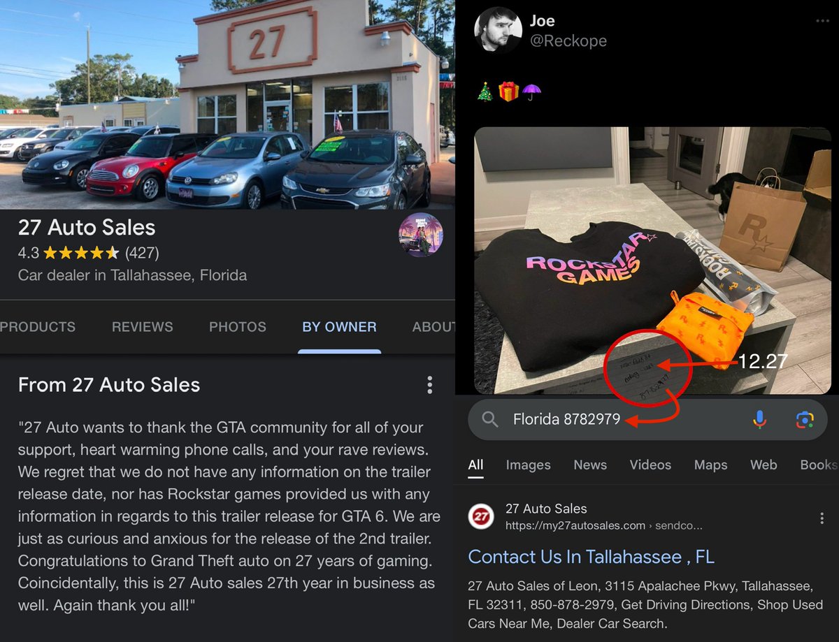 “Auto 27 wants to thank the GTA community for all of your support, but we don’t have any info on Trailer 2 and we’re just as curious and anxious”

Auto 27 owner responds after fans started calling them to ask whether a new trailer is coming on December 27th.