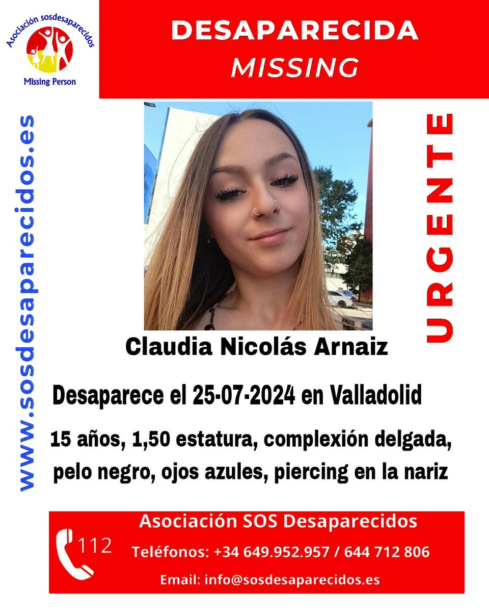 ALERTA DESAPARECIDOS (@sosdesaparecido) on Twitter photo 🆘 DESAPARECIDA
#sosdesaparecidos #Desaparecido #Missing #España #Valladolid
Fuente: sosdesaparecidos
Síguenos <a href="/sosdesaparecido/">ALERTA DESAPARECIDOS</a> 🆘 DESAPARECIDA
#sosdesaparecidos #Desaparecido #Missing #España #Valladolid
Fuente: sosdesaparecidos
Síguenos <a href="/sosdesaparecido/">ALERTA DESAPARECIDOS</a>