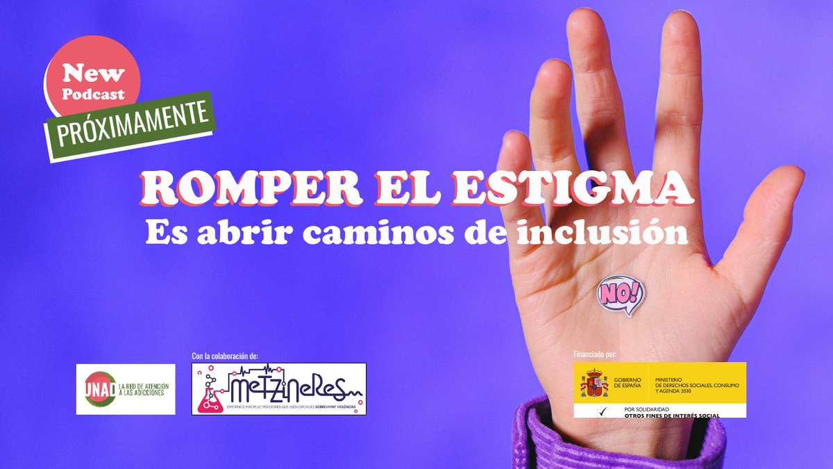 UNAD (@unadenred) on Twitter photo ¡Calentamos motores para un nuevo podcast de UNAD!
En 2025 os traemos una serie de podcast, realizados con la colaboración de <a href="/Metzineres_org/">Metzineres</a>, en los que hablaremos con profesionales de la #RedUNAD del estigma que recae sobre las personas que usan drogas📻¡Qué ganas!👏 ¡Calentamos motores para un nuevo podcast de UNAD!
En 2025 os traemos una serie de podcast, realizados con la colaboración de <a href="/Metzineres_org/">Metzineres</a>, en los que hablaremos con profesionales de la #RedUNAD del estigma que recae sobre las personas que usan drogas📻¡Qué ganas!👏