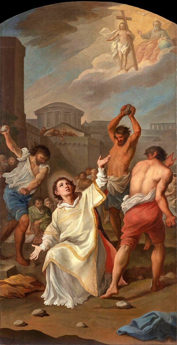UniCatolicos_es's tweet photo. Hoy la Iglesia celebra la fiesta de San Esteban, la primera persona asesinada por seguir a Cristo.

Le lapidaron los judíos por blasfemia (Hechos 7, 51-53)

Su martirio nos enseña que la historia iniciada en Belén hace más de 2 mil años no acaba bien a los ojos del mundo pero trae la salvación de nuestras almas.