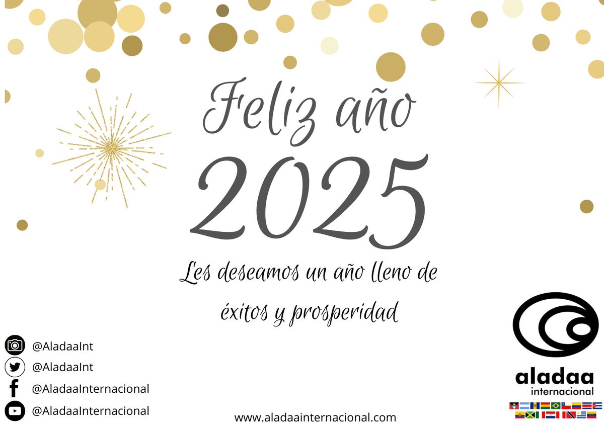 Agradecemos su valiosa colaboración para que ALADAA URUGUAY realizará su II Congreso Nacional de ALADAA Uruguay y IV Encuentro de Estudios Asiáticos, "Uruguay y los Estudios de Asia y África. Le deseamos felicidades en estas fiestas. Más información: lnkd.in/e8cUm6tg