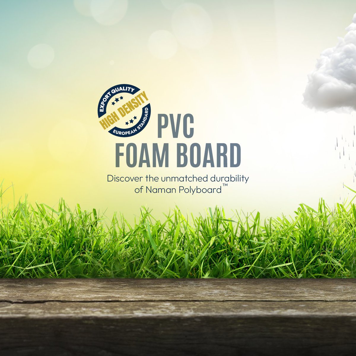 NamanConnect's tweet photo. Choose Naman Polyboard for a lifetime of reliability!

Discover the unmatched durability of Naman PVC Foam Board, Engineered to last a lifetime, it's the smart choice for projects that demand strength, resilience, and quality.
#BuiltToLast #DurableSolutions #SmartChoice https://t.co/ijygha6y9B