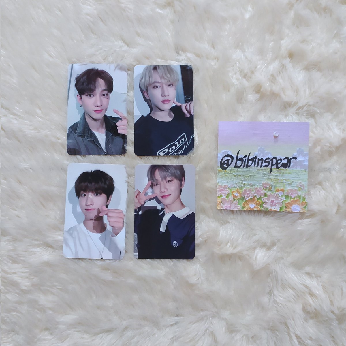 bibinspear's tweet photo. * ノ swid in life bangchan, changbin, han, i.n ノ * 

✔ bisa take satuan
💰 fix price by dm
📭 blitar, jatim🇮🇩

t. wts lfb skz pc photocard pob bene inlife inseng soundwave in skzsell 스트레이 키즈 스키즈 포카 양도 팡찬 창핀 한 아이엔 #ตลาดนัดStrayKids #pasarSKZ #pasarstraykids https://t.co/g1JIyjmwsi